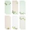 12 Pack Succulent Magnetic Notepads for Refrigerator for Grocery Shopping Lists, To-Do Memos and Daily Task Organization, 6 Assorted Designs (4.25 x 7.5 Inches)